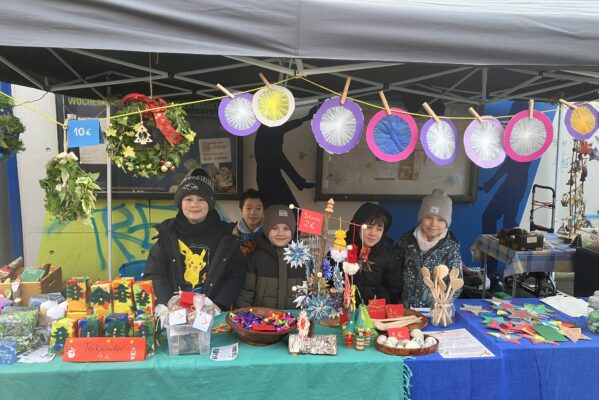 Wir retten den Frei Day – Verkaufsstand auf dem Wochenmarkt