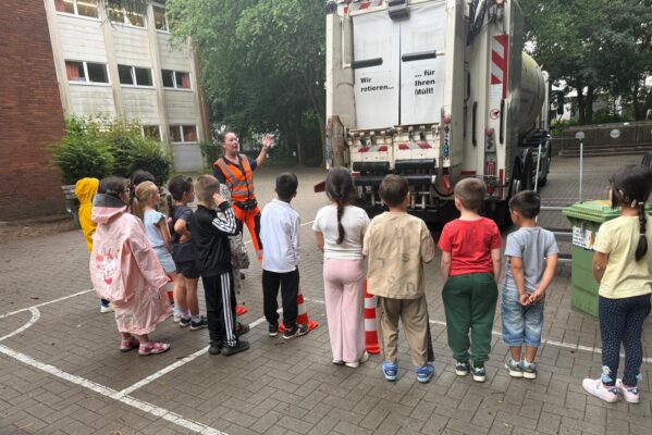 Das Müllmobil bei uns zu Besuch